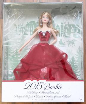Barbie Collector 2015 Holiday Doll Mattel CHR76